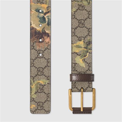 gucci carnation|GG carnation print belt .